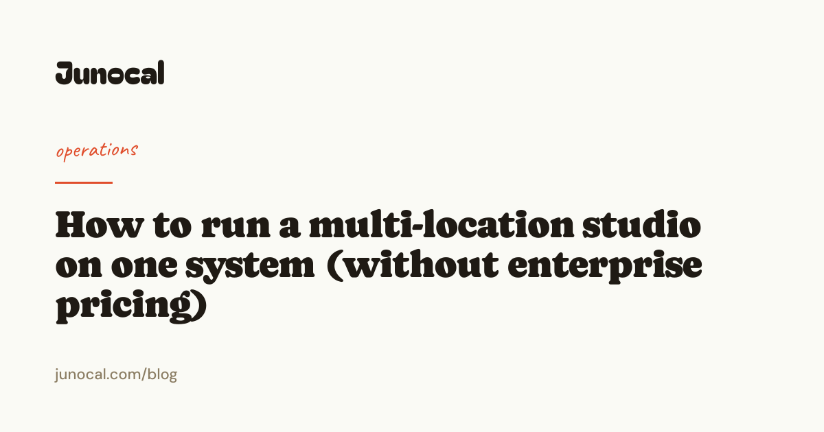 How to run a multi-location studio on one system (without enterprise pricing)