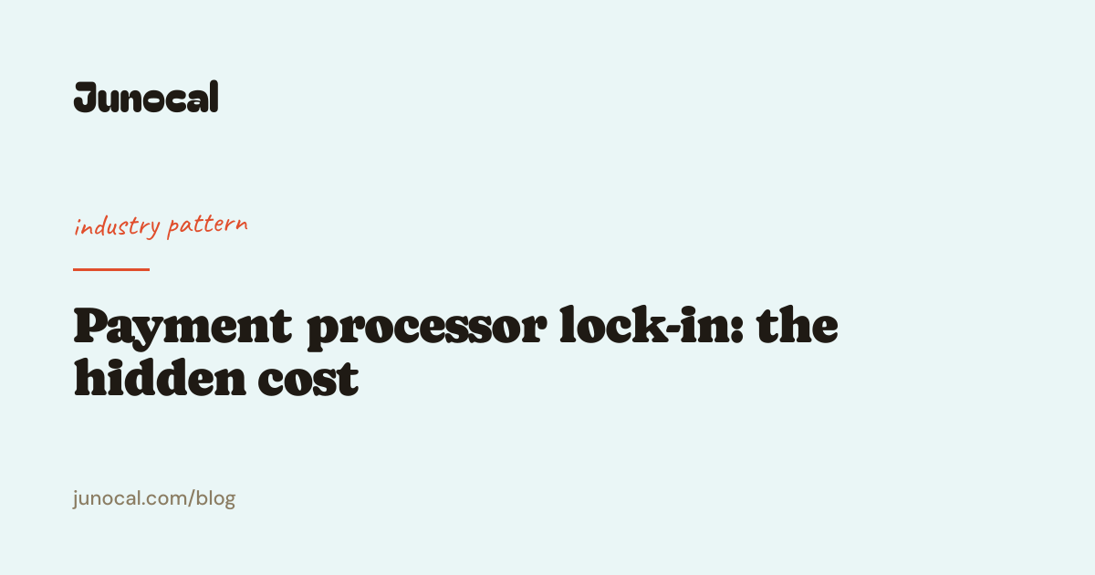 Payment processor lock-in: the hidden cost