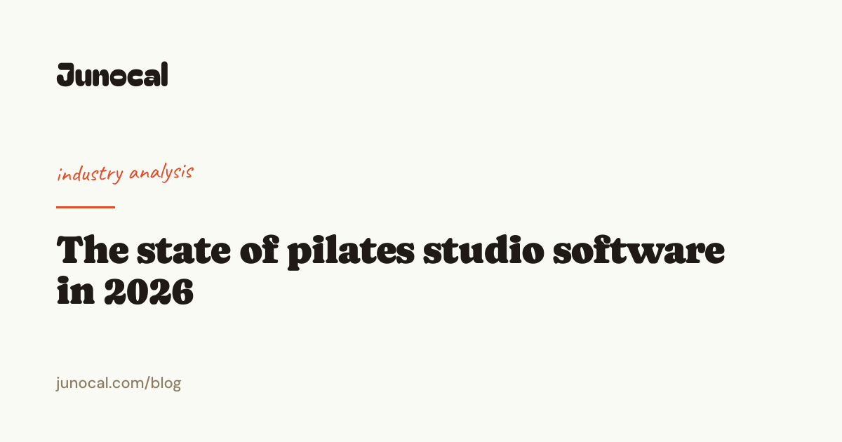 The state of pilates studio software in 2026