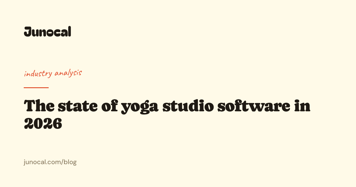 The state of yoga studio software in 2026
